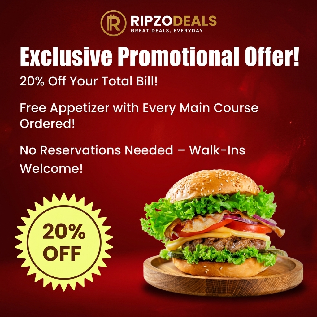 20% off on total bill